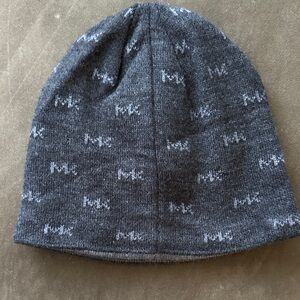 MICHAEL Michael Kors Charcoal Logo Beanie